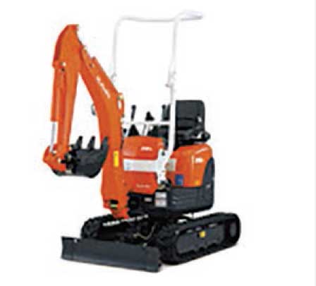 noleggio miniescavatore kubota