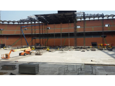 stadio san siro milano al termine dei concerti
